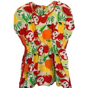 Disney Mickey Mouse Tropical Fruit Summer Dress – Girls Size 3T